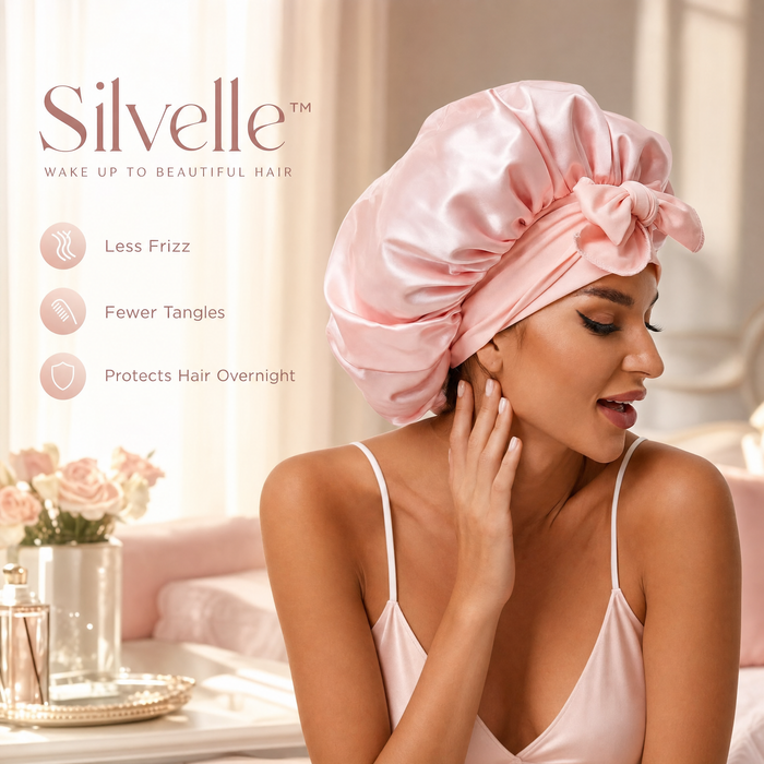 Silvelle™ Silk Sleep Bonnet