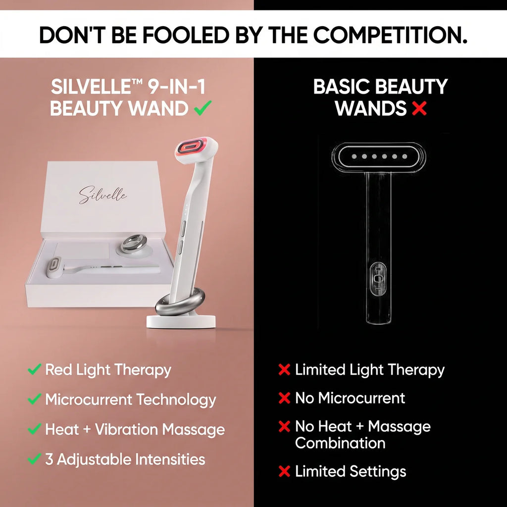 Silvelle™ Red Light Therapy Wand