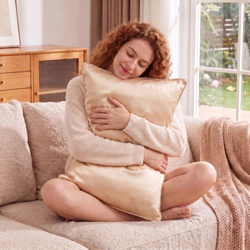 Silvelle™ Pure Silk Pillowcase