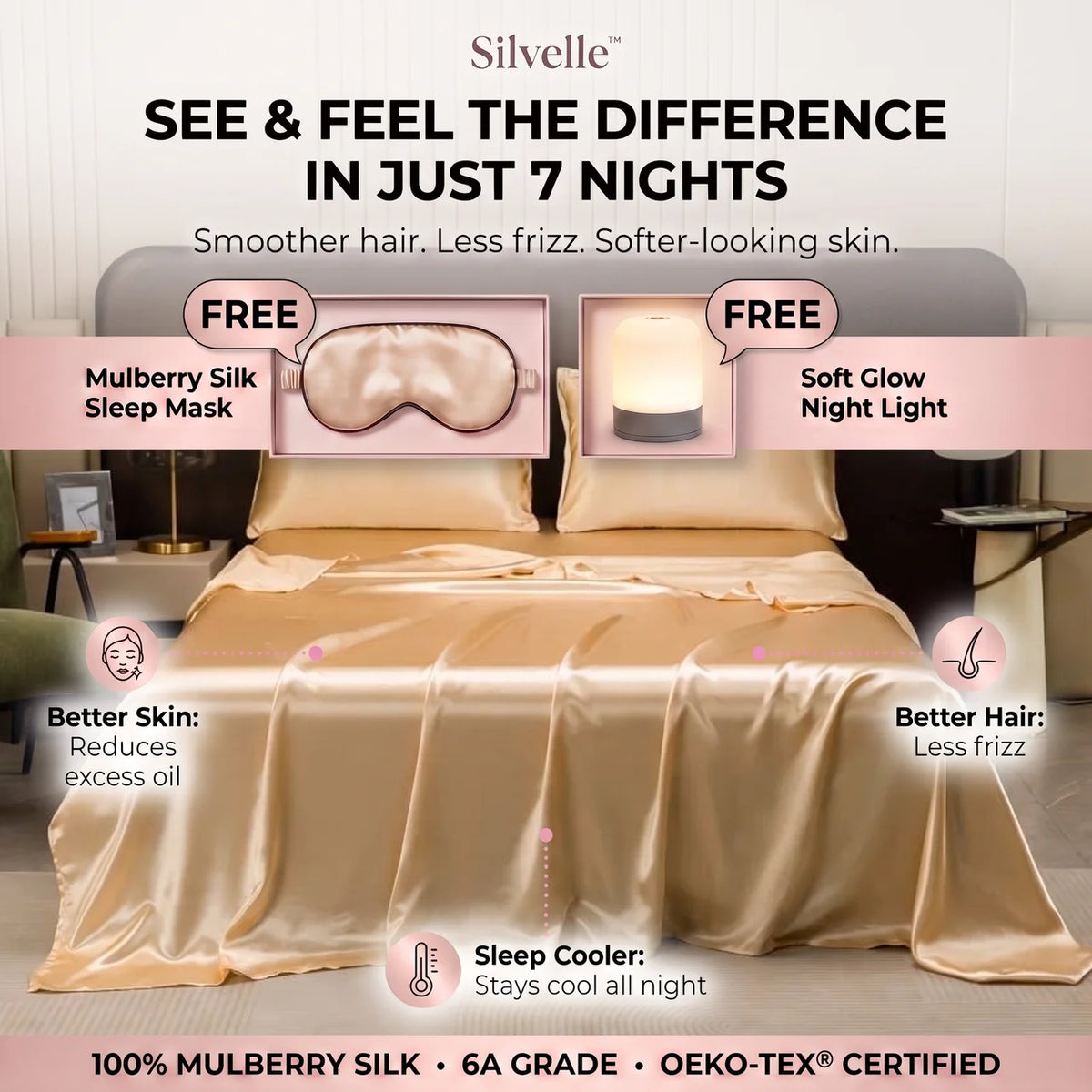 Silvelle™ Bed Sheet Set